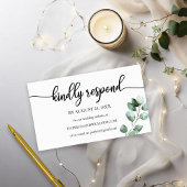 Hochzeitsonline UAWG Greenery Calligraphy Begleitkarte