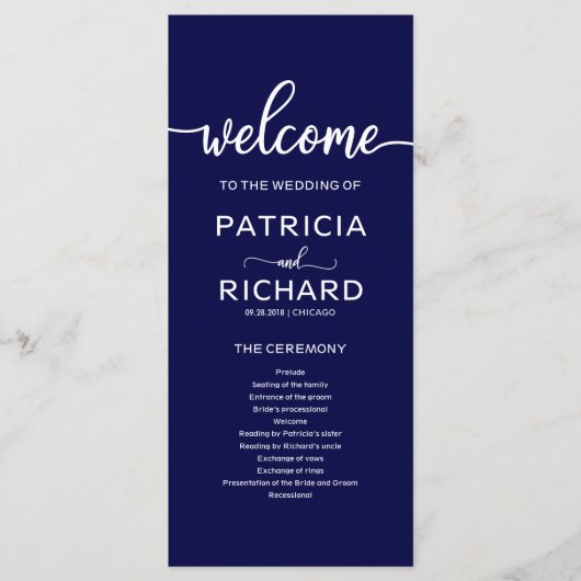 Hochzeitsorden des Dienstprogramms Navy Blue Programm (Vorderseite)