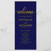 Hochzeitsorden des Service Program Gold Navy Blue Programm (Vorderseite)