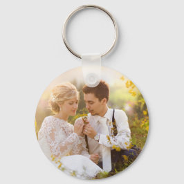 Hochzeitspaar-Andenkenfoto zum Jubiläum Schlüsselanhänger