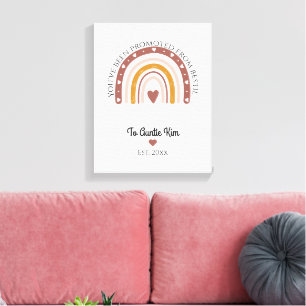 Hochzeitspaar Benutzerdefiniertes Foto  Leinwanddruck