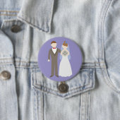Hochzeitspaar Button (Beispiel)