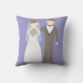 Hochzeitspaar Kissen (Rückseite)
