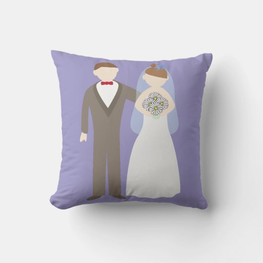 Hochzeitspaar Kissen (Vorderseite)