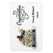 Hochzeitspaar Magnet (Vertikal)
