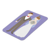 Hochzeitspaar Magnet (Linke Seite)