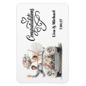 Hochzeitspaar Magnet (Vertikal)