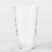Hochzeitspaar Name Nachricht Datum romantisch eleg Glas (Rechts)