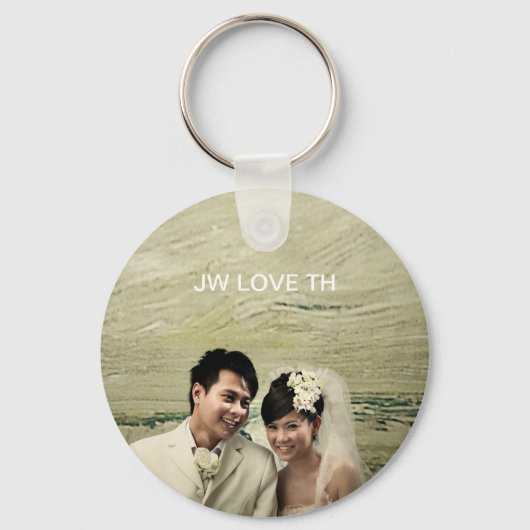 Hochzeitspaar Schlüsselanhänger (Vorderseite)