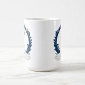 Hochzeitspaar-Silhouette Händchenhalten Kaffeetasse (Mittel)