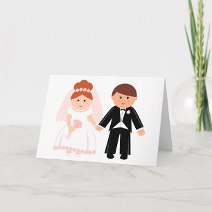 Hochzeitspaarkarten Karte
