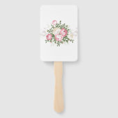 Hochzeitspaddel-Fan Fächer (Rückseite)