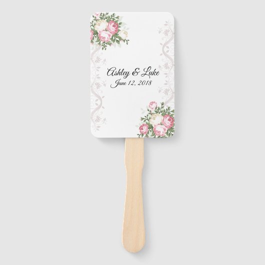 Hochzeitspaddel-Fan Fächer (Vorderseite)