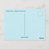 Hochzeitspalast in Aschgabat Turkmenistan Postkarte (Rückseite)