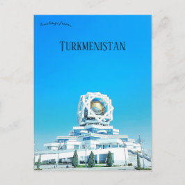 Hochzeitspalast in Aschgabat Turkmenistan Postkarte