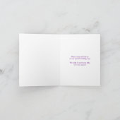 Hochzeitspansy pink werden Sie meine Blume? Einladung (Innenseite)