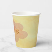 Hochzeitspapier-Cup - Asiatische Blume Pappbecher (Rückseite)