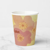 Hochzeitspapier-Cup - Asiatische Blume Pappbecher (Links)