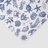 Hochzeitspapier der blauen Küste Seidenpapier (Ausschnitt)