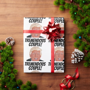 Hochzeitspapier Donald Trump Geschenkpapier