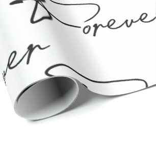 Hochzeitspapier für immer geschenkpapier