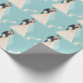 Hochzeitspapier Geschenkpapier (Ecke)