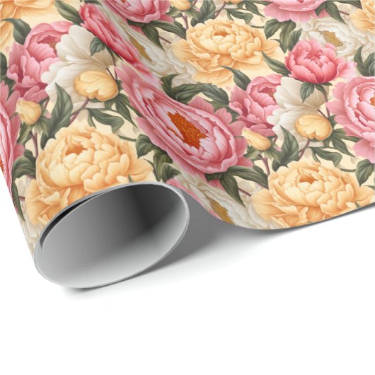 Hochzeitspapier Geschenkpapier (Rolleneckpunkt)