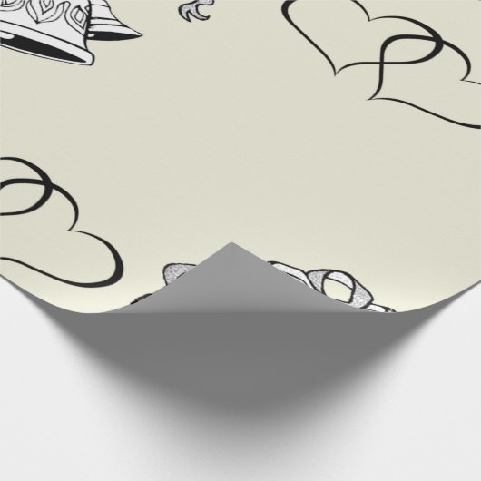 Hochzeitspapier Geschenkpapier (Ecke)