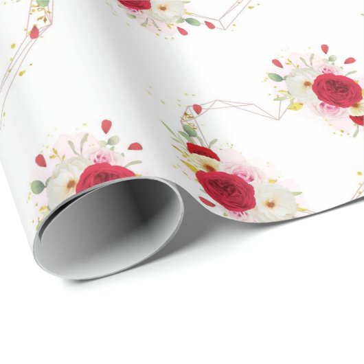 Hochzeitspapier Geschenkpapier (Rolleneckpunkt)