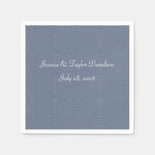 Hochzeitspapier Napkin Serviette (Vorderseite)