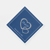 Hochzeitspapier Napkins Serviette (Ecke)
