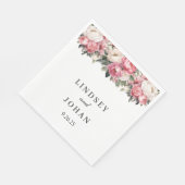 Hochzeitspapier Napkins Serviette (Ecke)