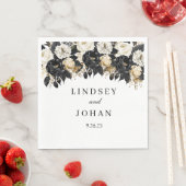 Hochzeitspapier Napkins Serviette (Beispiel)