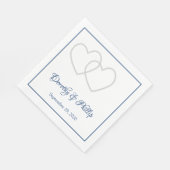 Hochzeitspapier Napkins Serviette (Ecke)