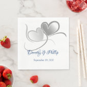 Hochzeitspapier Napkins Serviette (Beispiel)