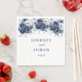 Hochzeitspapier Napkins Serviette (Beispiel)