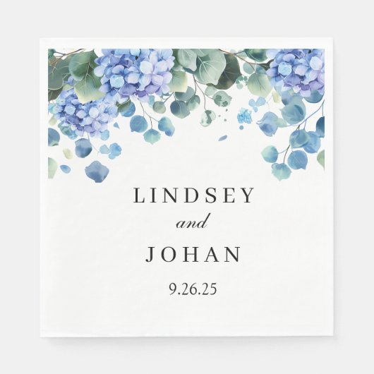 Hochzeitspapier Napkins Serviette (Vorderseite)