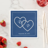 Hochzeitspapier Napkins Serviette (Beispiel)