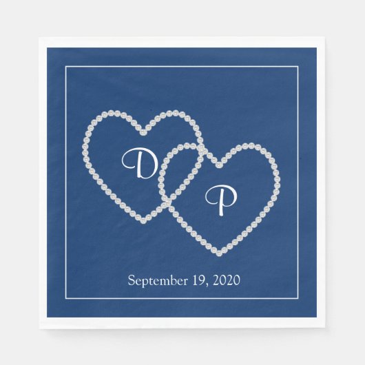 Hochzeitspapier Napkins Serviette (Vorderseite)