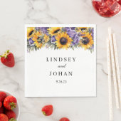 Hochzeitspapier Napkins Serviette (Beispiel)