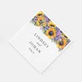Hochzeitspapier Napkins Serviette (Ecke)