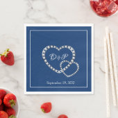 Hochzeitspapier Napkins Serviette (Beispiel)