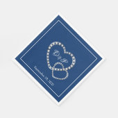 Hochzeitspapier Napkins Serviette (Ecke)