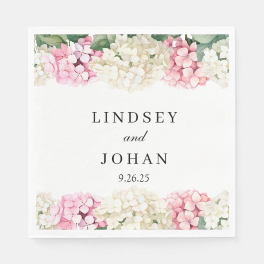 Hochzeitspapier Napkins Serviette (Vorderseite)