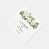 Hochzeitspapier Napkins Serviette (Ecke)