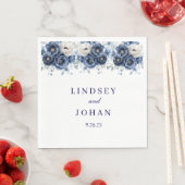 Hochzeitspapier Napkins Serviette (Beispiel)