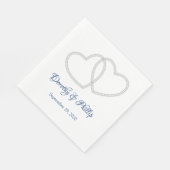 Hochzeitspapier Napkins Serviette (Ecke)