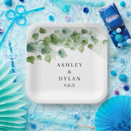 Hochzeitspapier Pappteller (Party)