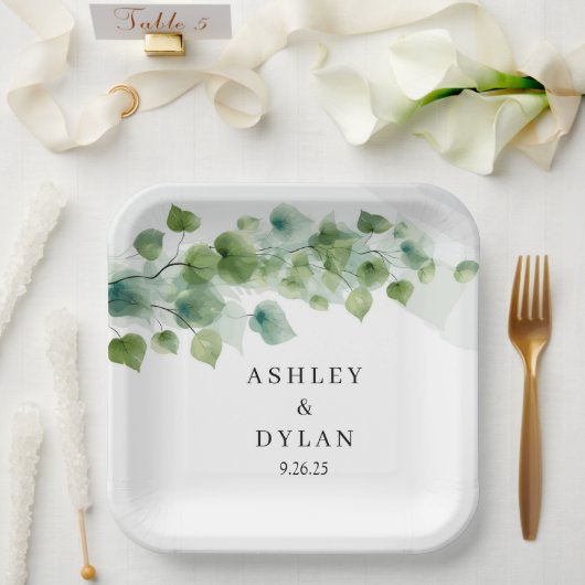 Hochzeitspapier Pappteller (Hochzeit)