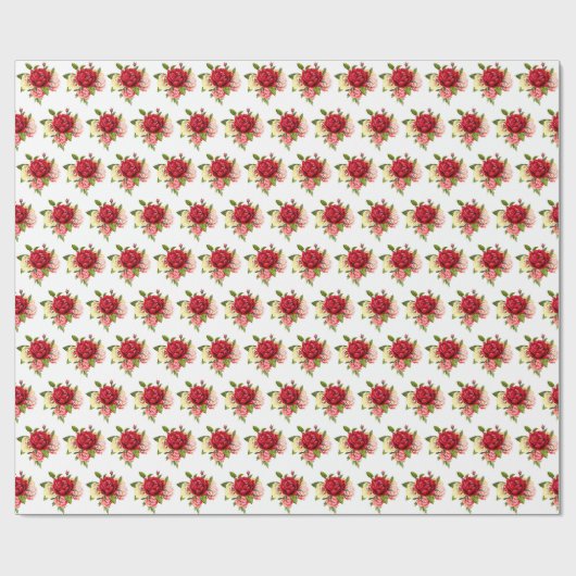 Hochzeitspapier-Rose Geschenkpapier (Flach)